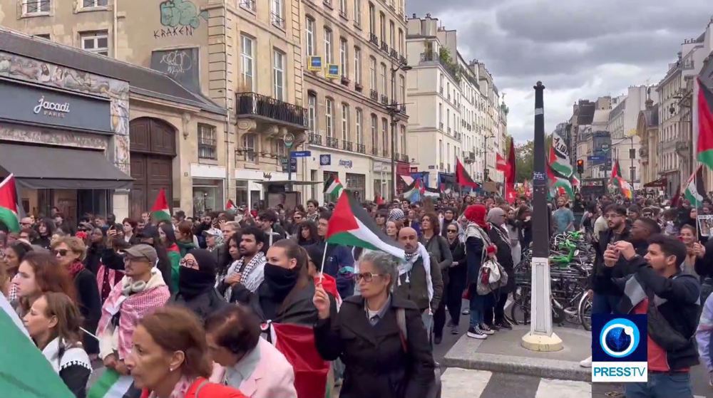 Paris : manifestation en soutien à la Palestine