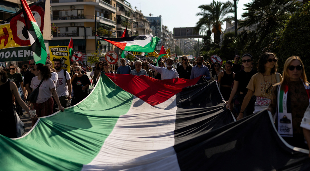 Pro-Palestinian protests march in Athens in support of Gaza