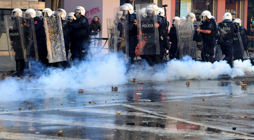 Student protests in Albania turn violent 