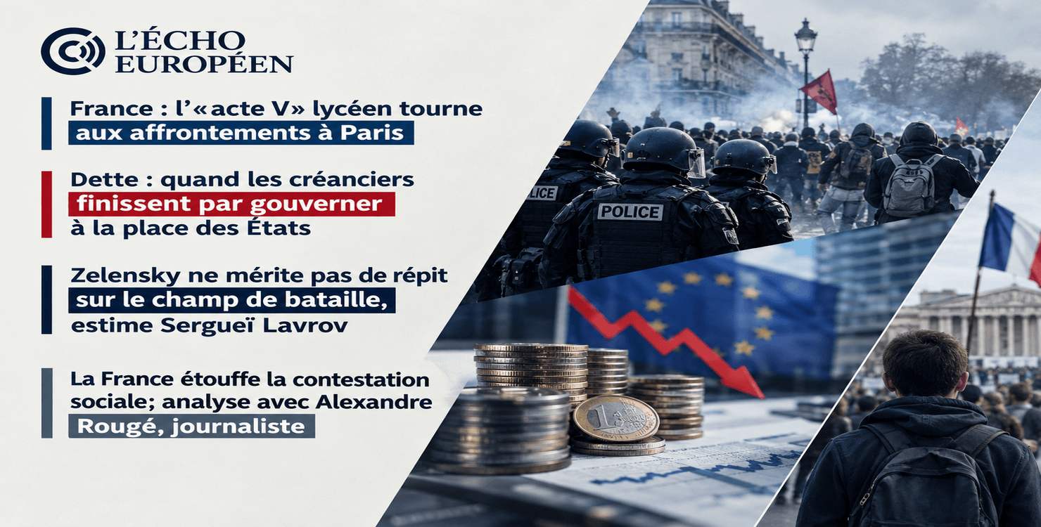 France : l’«acte V» lycéen tourne aux affrontements à Paris