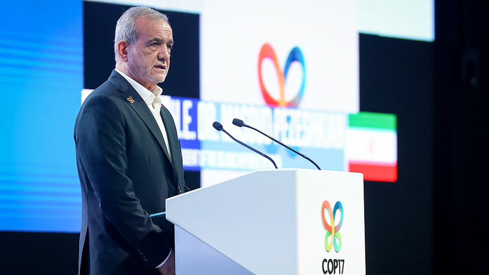 Pezeshkian slams US-Israeli ‘ecocide,’ calls for global action on war damage