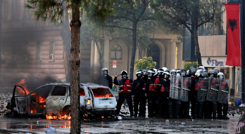 Riots in Tirana enter fifth day as Albania’s anti-government protests escalate