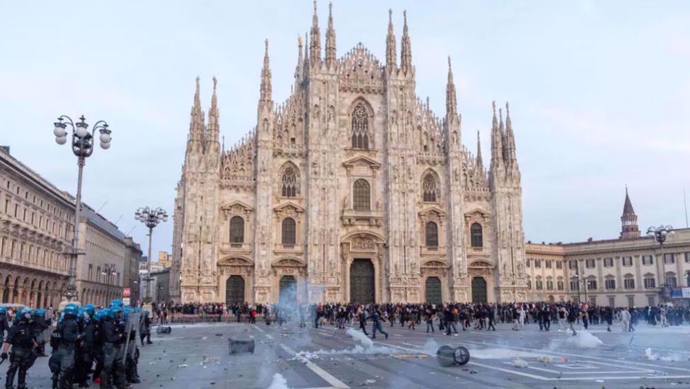 Italie : de vastes manifestations antigouvernementales secouent plusieurs grandes villes
