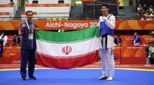 Salimi strikes gold as Iran closes Asian Games taekwondo campaign with four medals