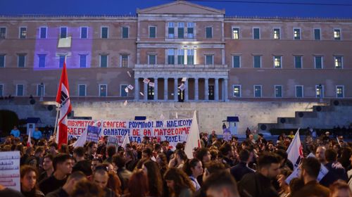 Hundreds gather in central Athens to protest Rubio's visit to Greece