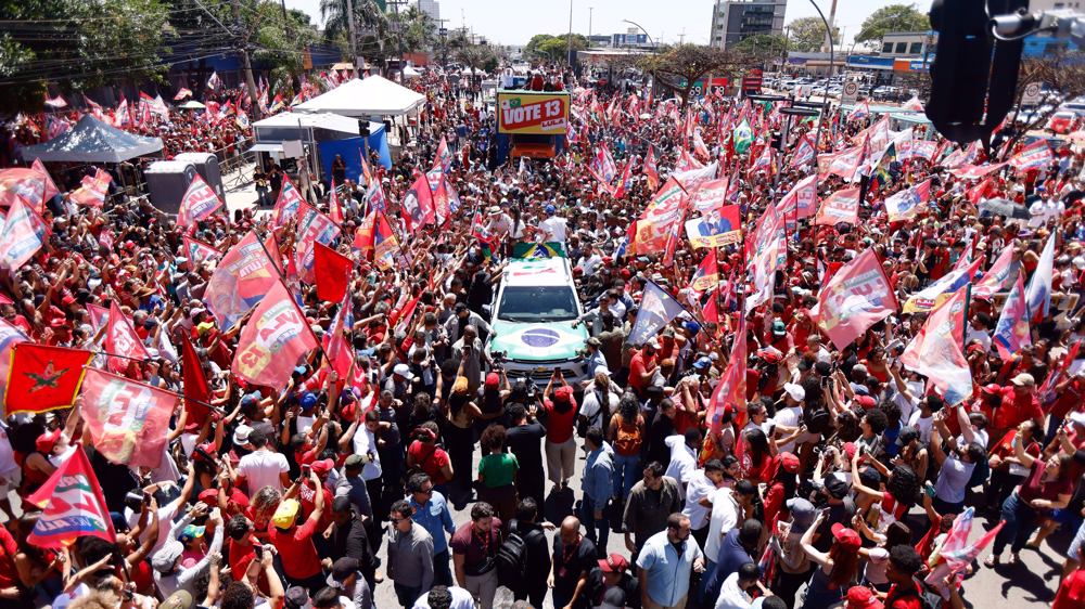 Lula supporters rally in Brazil’s Northeast ahead of runoff