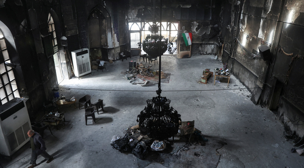 A mosque that was burned during Iran's protests, in Tehran, Iran, January 21, 2026. (Photo: Reuters)