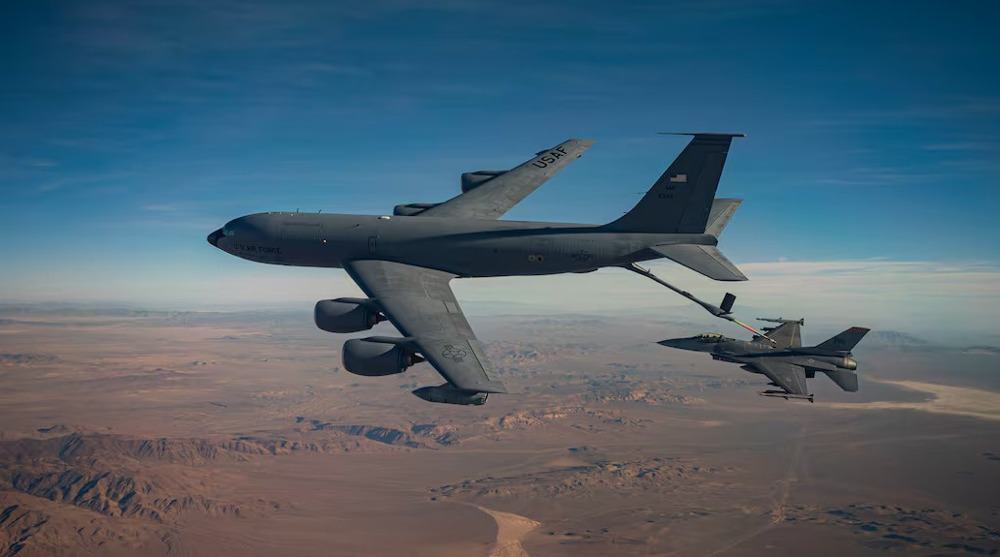 Iraq's resistance groups strike down US Air Force KC-135 aircraft