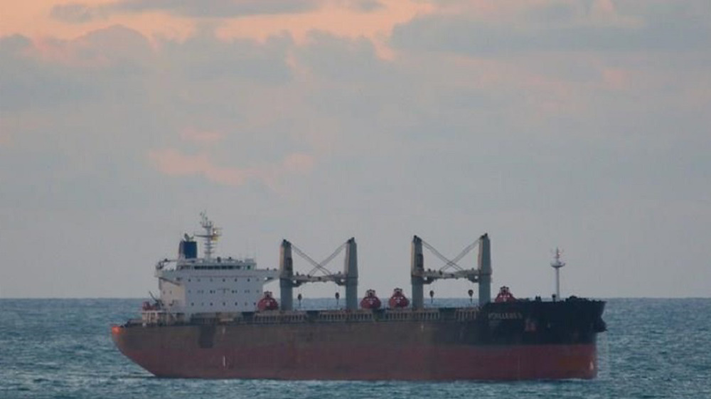 Ship at sea