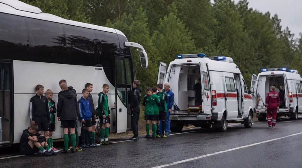 One killed in Ukrainian drone strike on bus carrying Belarusian youth football team in Russia