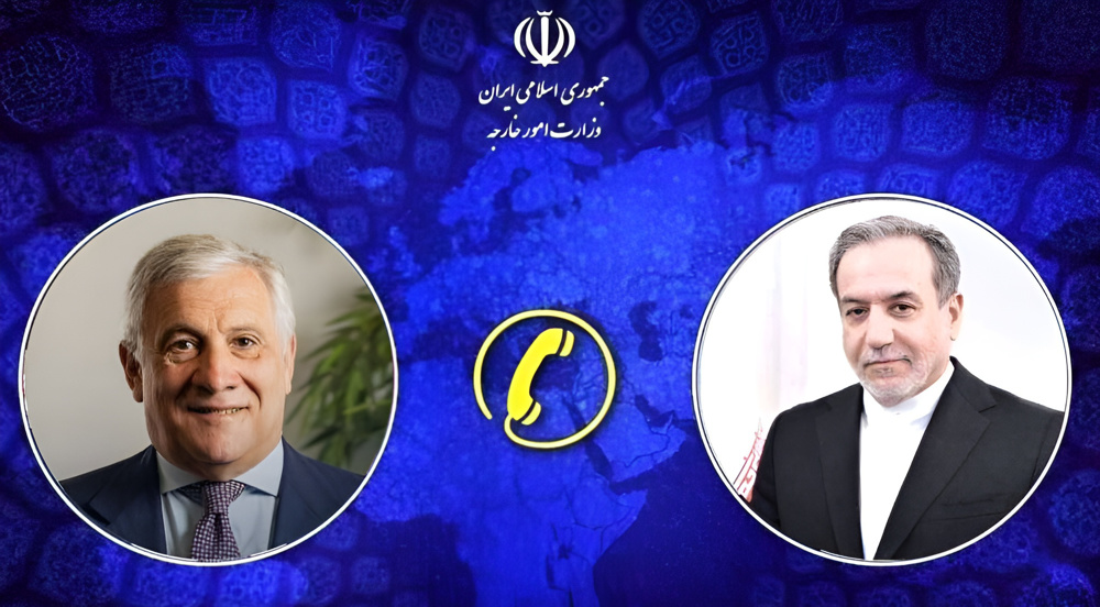 Araghchi urges formal Italian rejection of bases used by US against Iran 