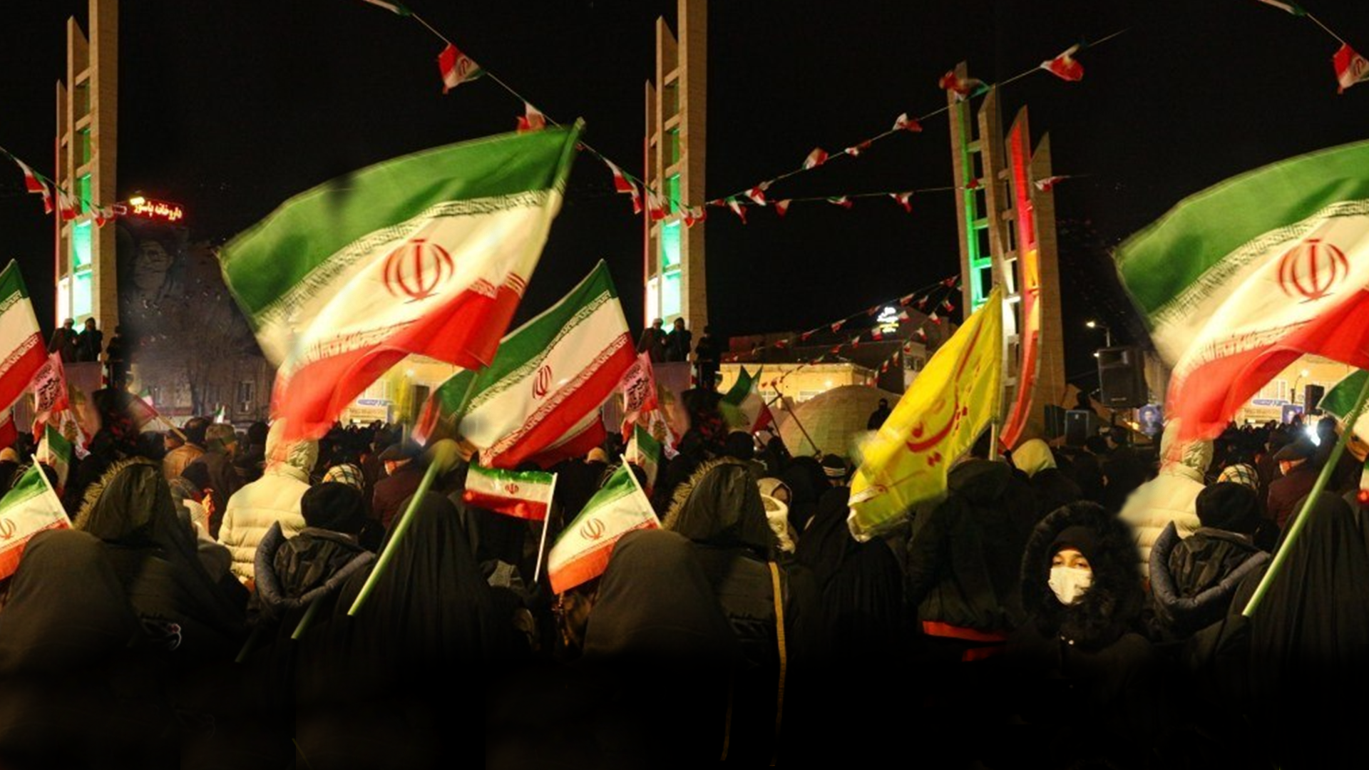 Iranians rally in solidarity with Hezbollah 