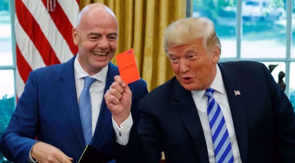 Rights group takes FIFA complaint against Infantino to IOC over Trump ties