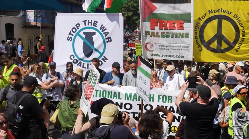 Pro-Palestine march urges policy shift from incoming UK PM
