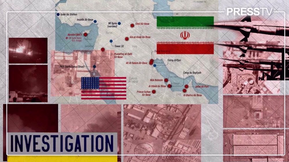 Opérations Nasr-2 et Saegheh menées par l'Iran contre des bases et des actifs militaires US