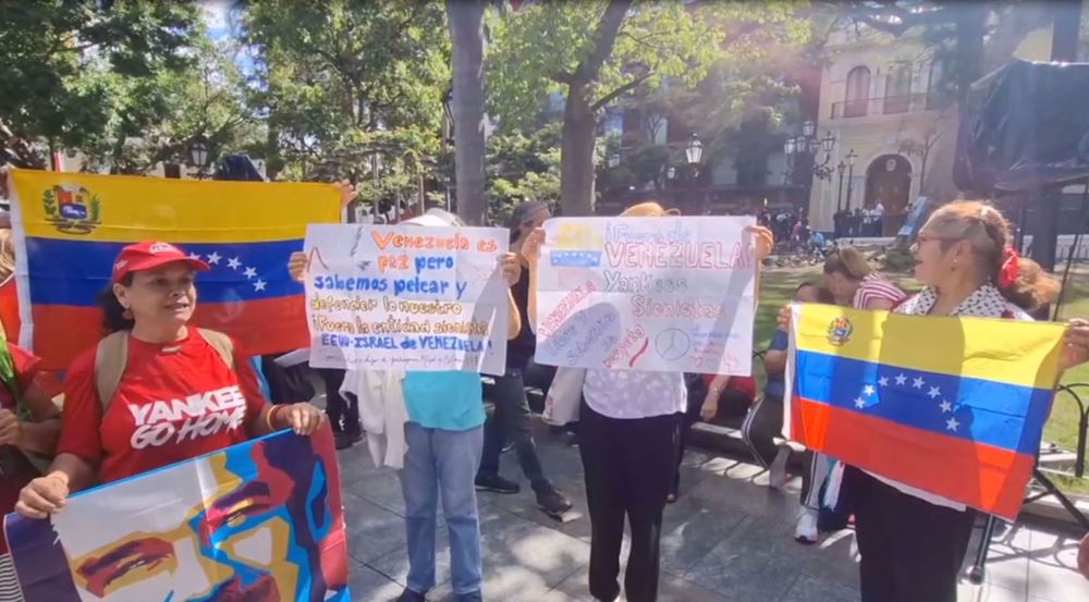 Venezuelans reject Zionism and foreign interference