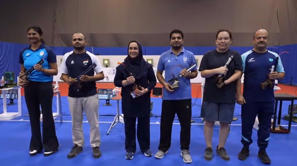Iran wins mixed air pistol gold, sets world final record at Para Shooting World Cup