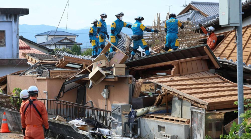 Iran condoles Japan over deadly M7.1 Kumamoto earthquake
