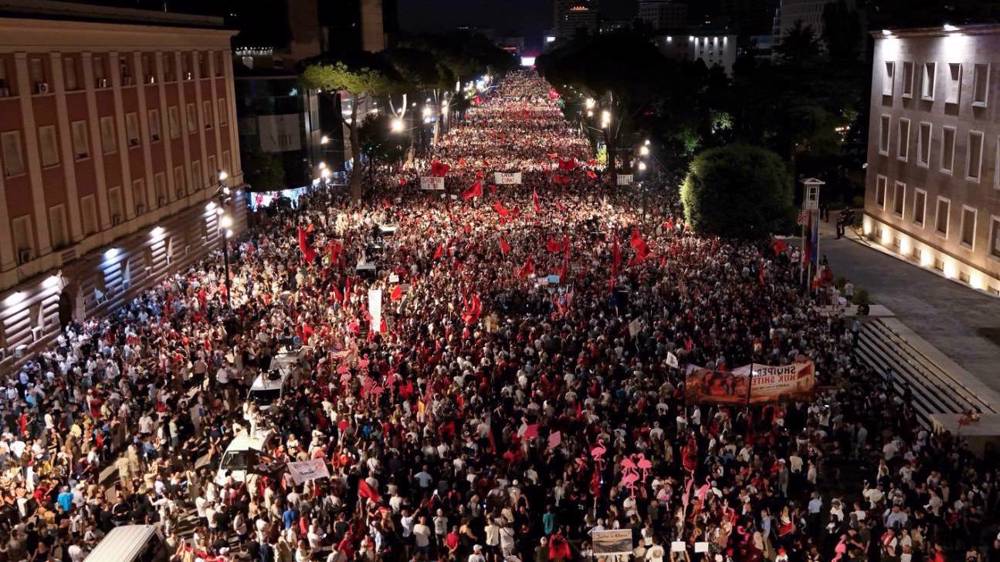 Albanian court releases protesters detained over Kushner-linked resort demonstrations