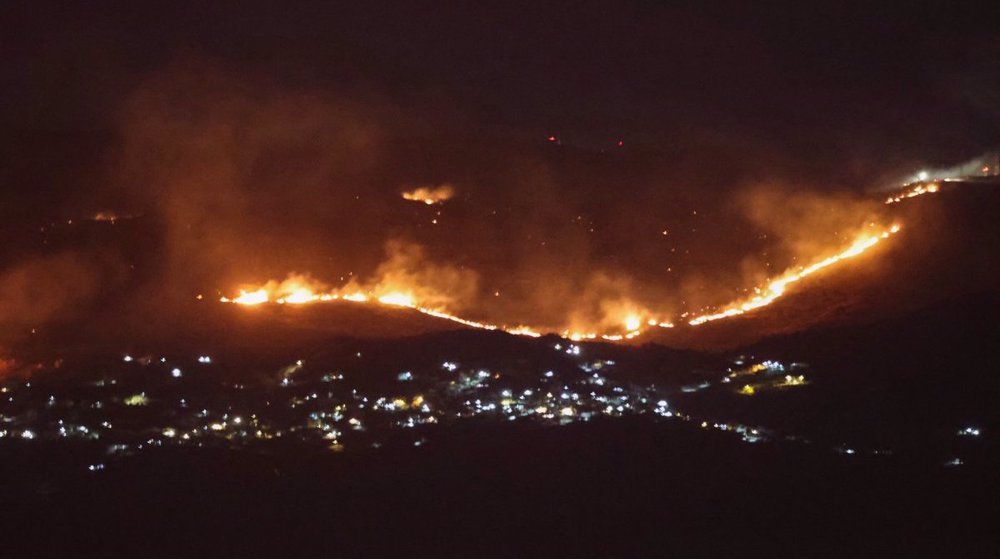 Firefighters say Israel is intentionally igniting wildfires in southern Lebanon