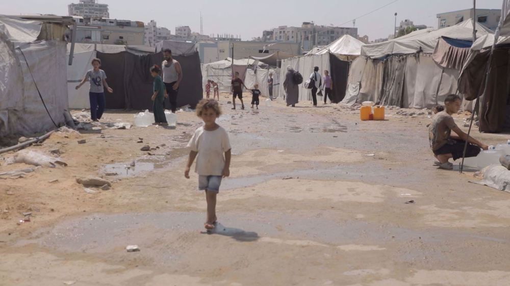 Gaza’s displaced families struggle to survive in worn-out tents
