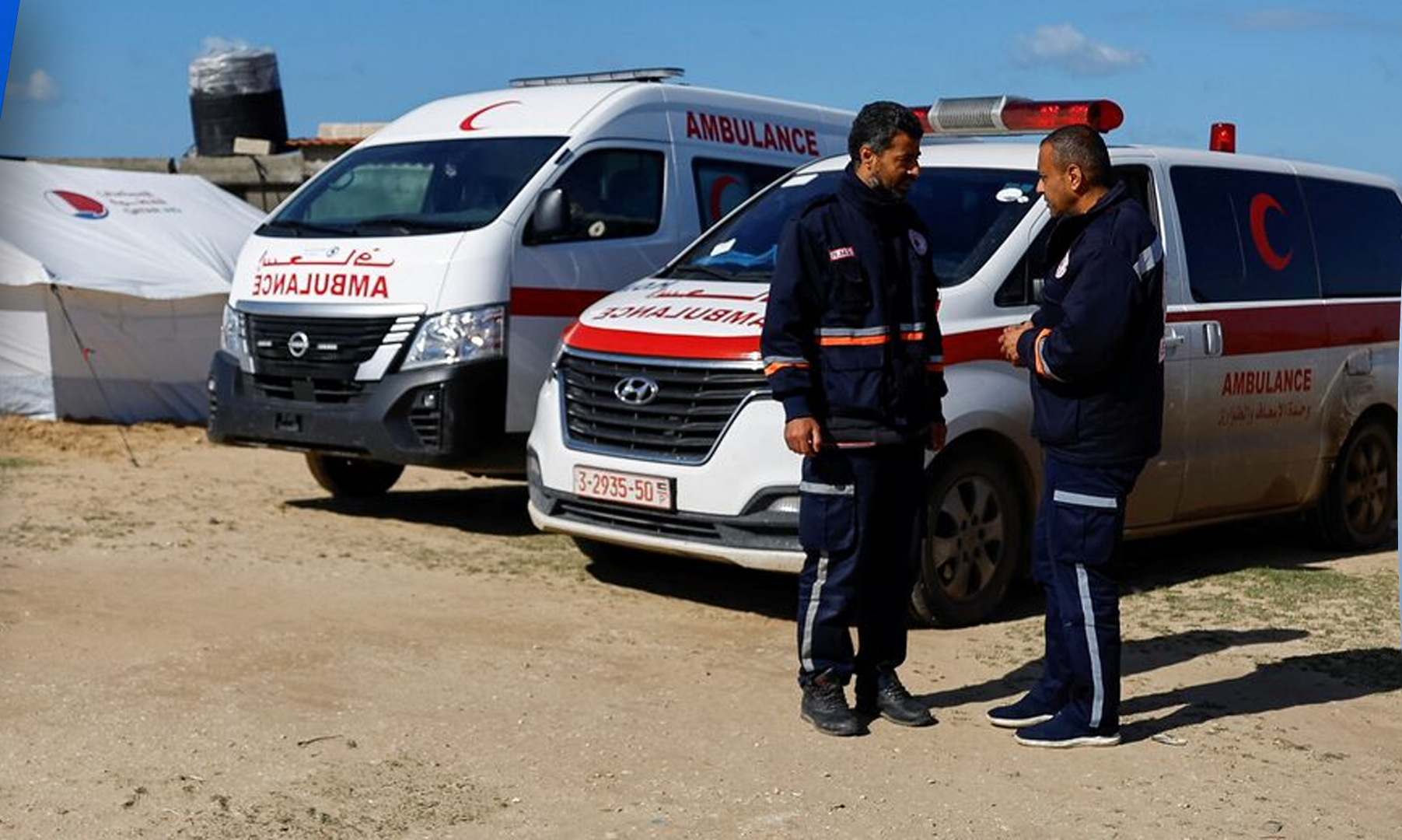 Mobile clinics serving displaced families in Gaza