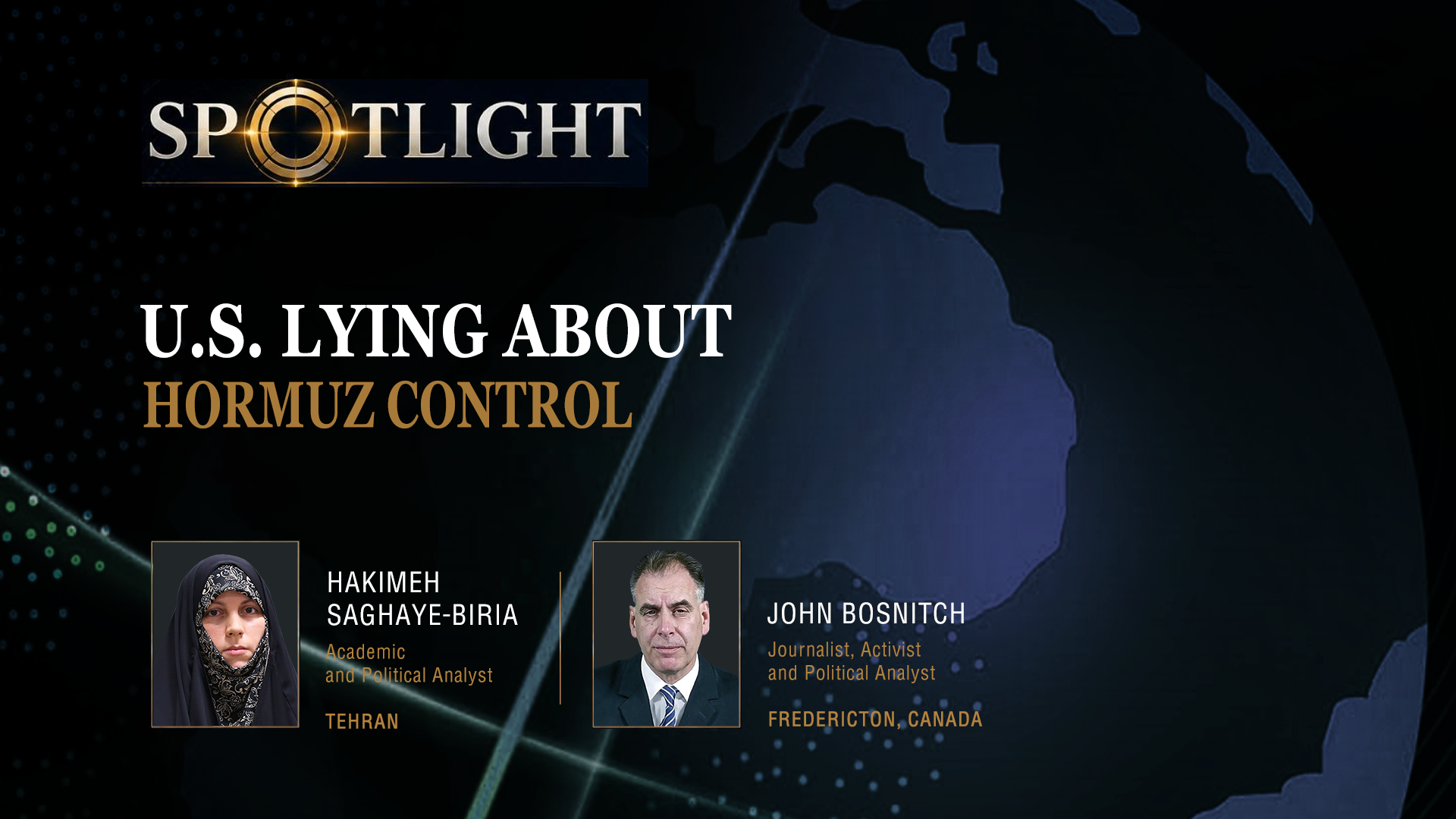 US lying about Hormuz control