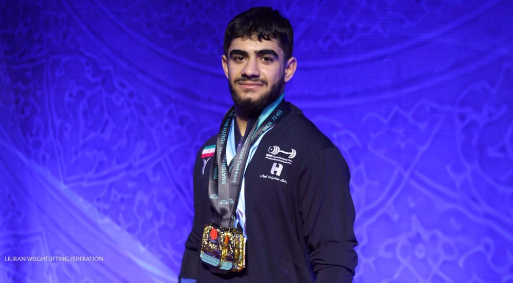 Young weightlifter dedicates haul of gold medals to martyred Iranian soldiers