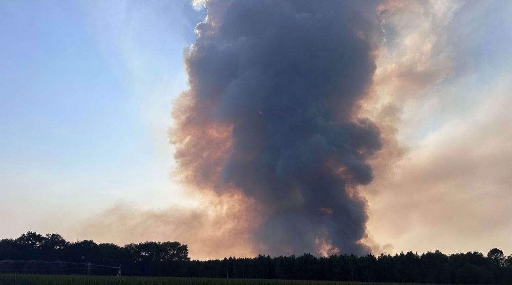 France : le feu de forêt a parcouru 1600 hectares dans les Landes