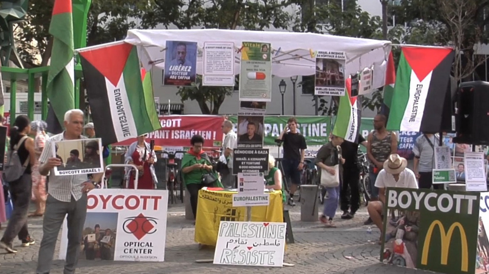 Paris protesters demand Western action, not words, on Gaza and West Bank