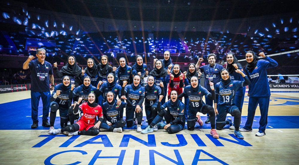 Iran women’s volleyball team reaches historic 100-point mark after Asian Championship win