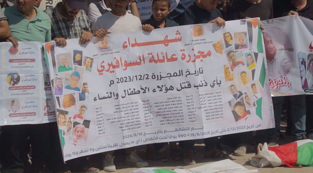 Gaza buries 50 Palestinians killed in Israeli strike after 3 years under rubble
