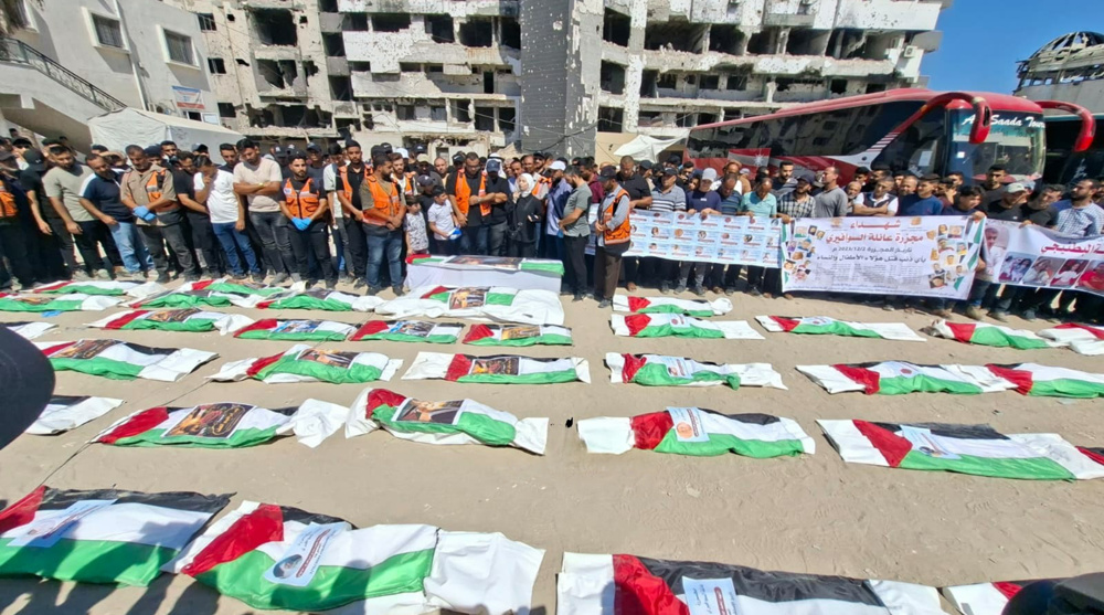 Gaza bids farewell to 50 unknown Palestinians killed in genocide