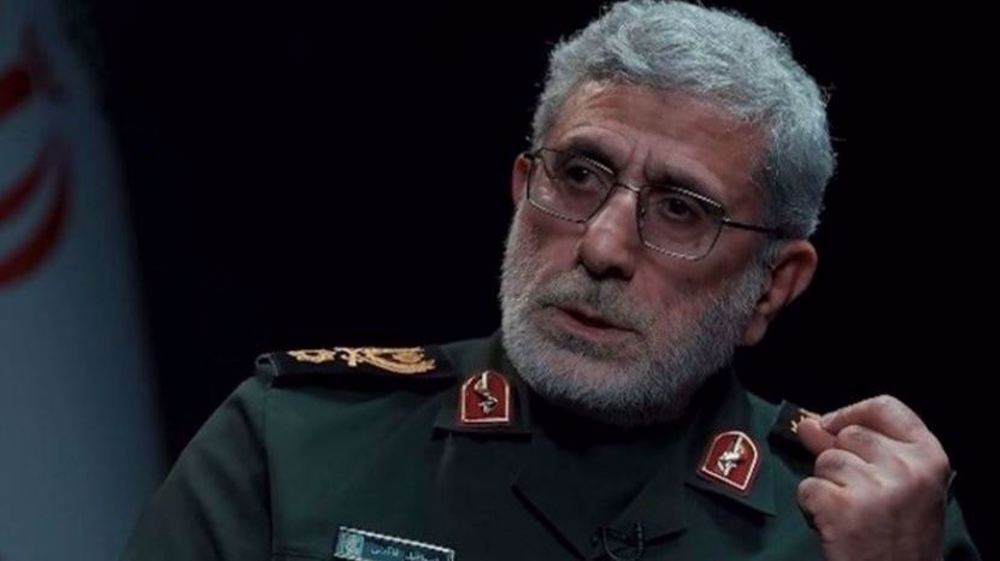Israel’s settlement expansion cannot hide its strategic defeats: IRGC Quds Force chief