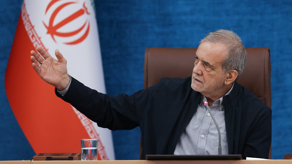 ‘Surrender? Of course not’: Pezeshkian vows Iran will annul US economic war
