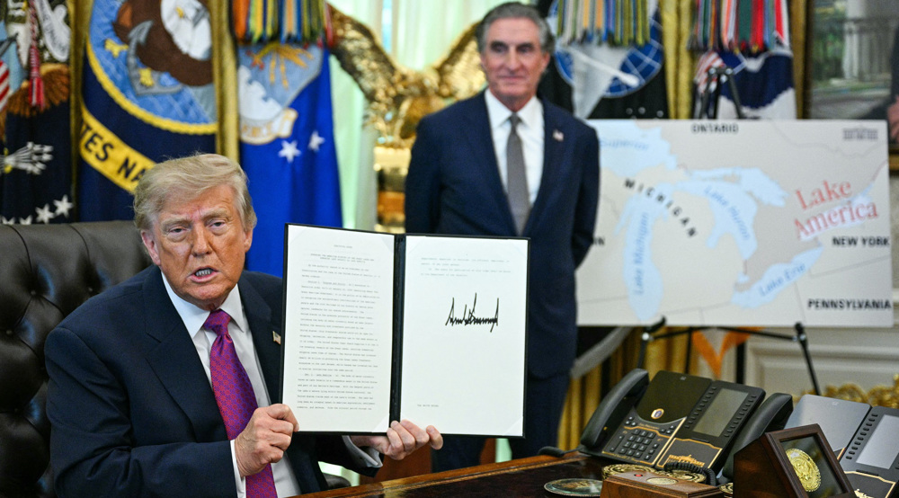 Trump orders ‘Lake Ontario’ renamed ‘Lake America’ amid trade war with Canada