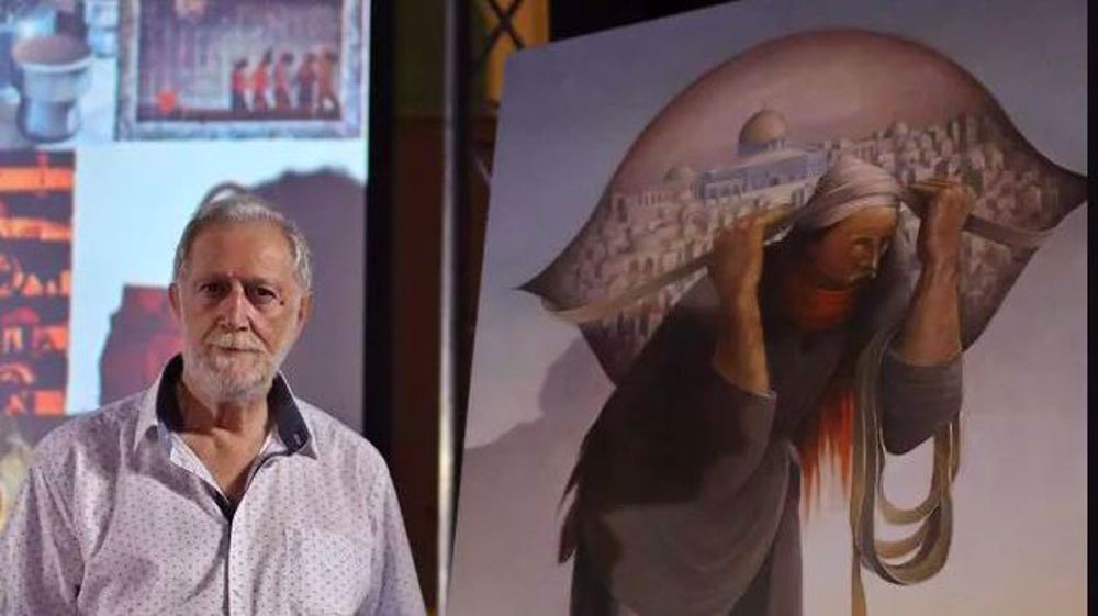 Palestinians mourn iconic artist Sliman Mansour in West Bank