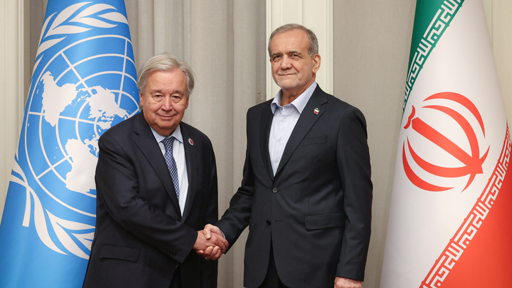 Pezeshkian salue la condamnation de la guerre contre l’Iran par le secrétaire général de l’ONU 