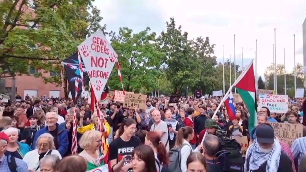 Des Slovènes manifestent suite à l'ouverture d'une ambassade israélienne à Ljubljana