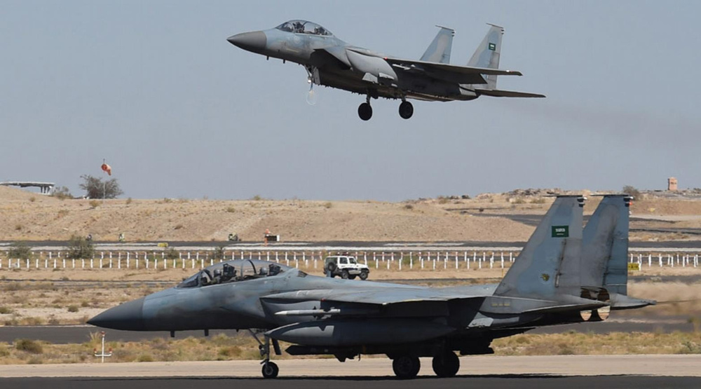Yemeni army strikes aircraft hangars, radars, arms depots at Saudi airbase