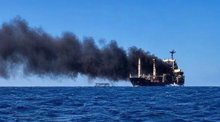 Supertanker explodes after hitting mines on illegal route south of Hormuz: IRGC Navy