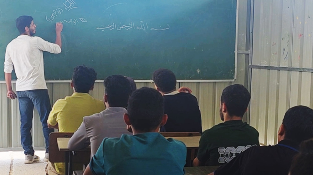 Gaza schools reborn in tents as new academic year begins