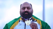 Iran's Gheitasi wins gold in mas-wrestling at 2026 World Nomad Games