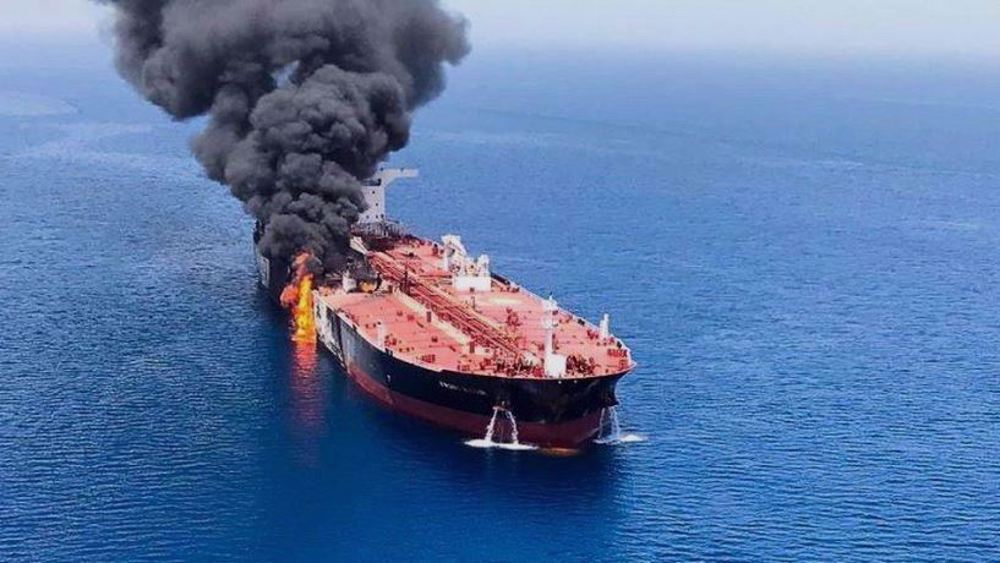 Two tankers heeding US instructions destroyed by mines in Hormuz: IRGC
