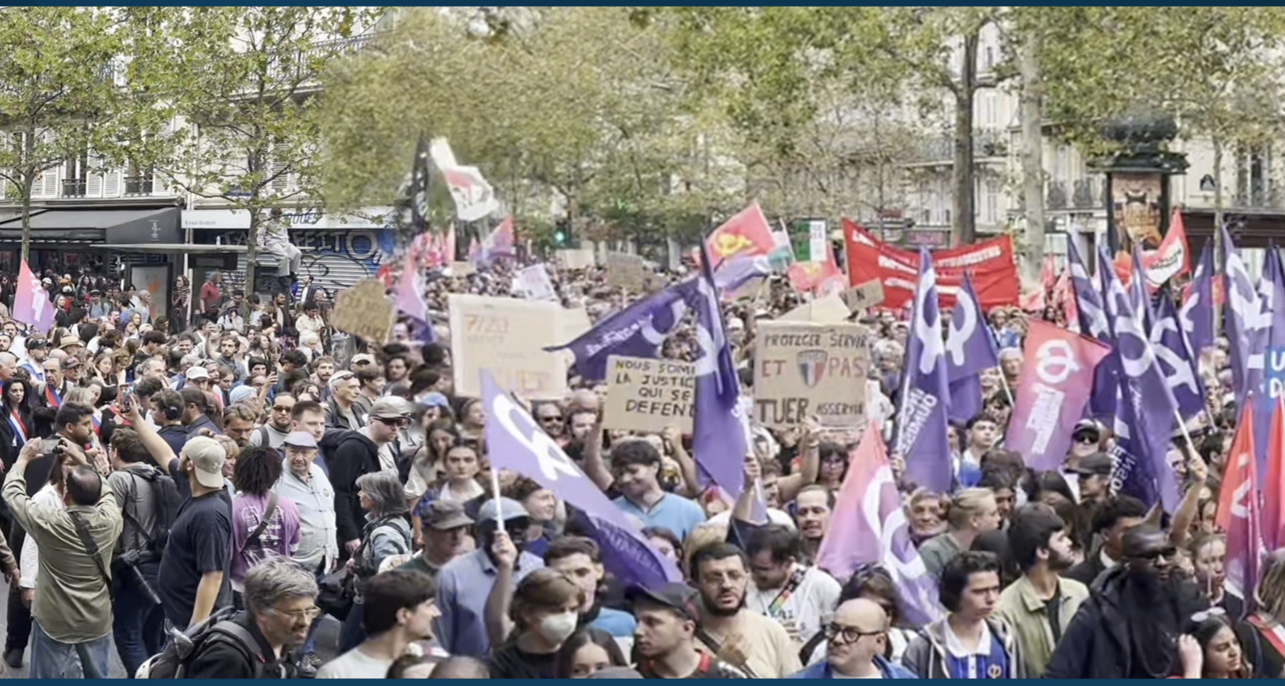 Tens of thousands march in Paris against France’s controversial 'license to kill' police law