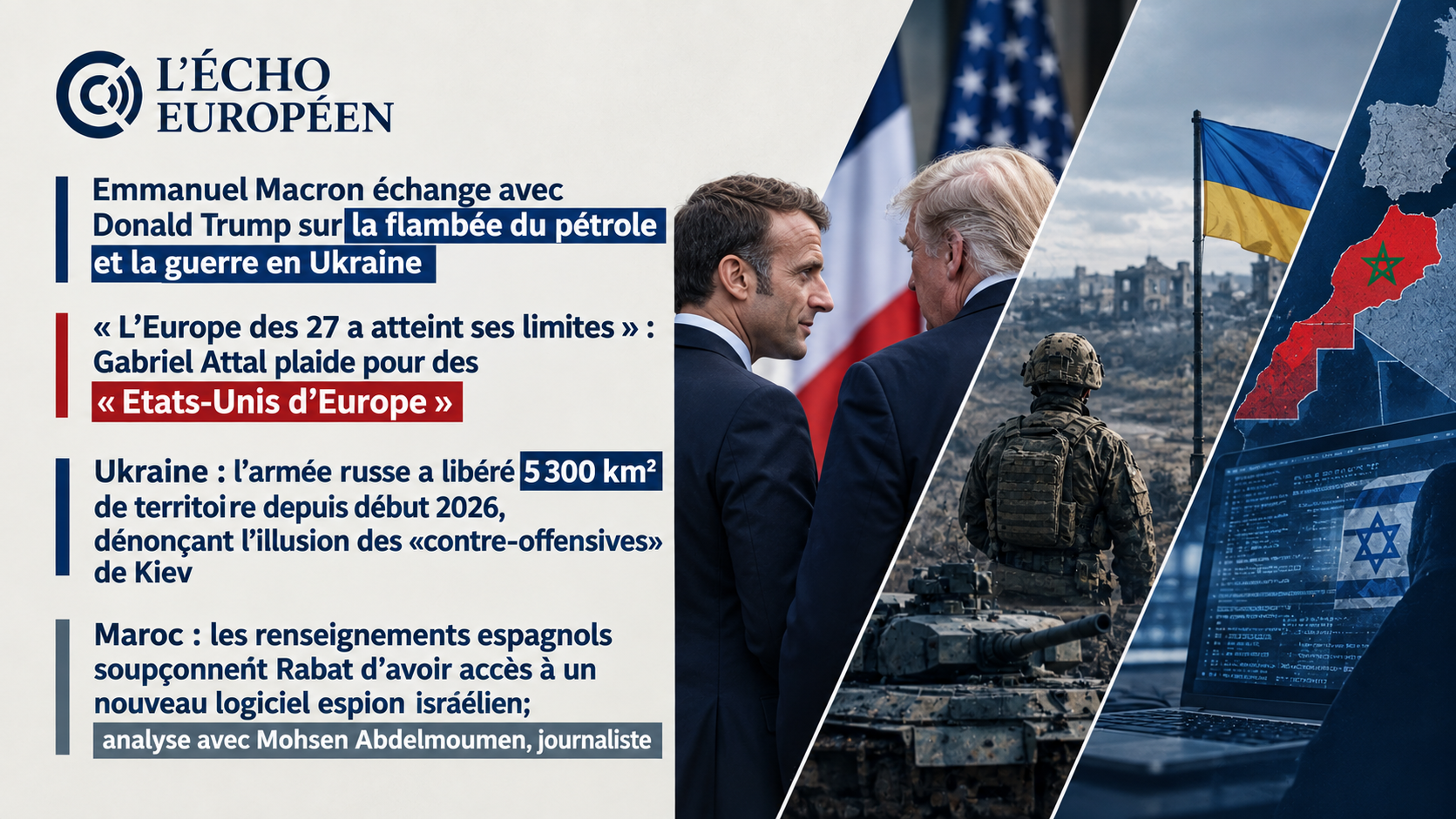 Prix du pétrole : Macron propose à Trump plusieurs initiatives à l’ONU