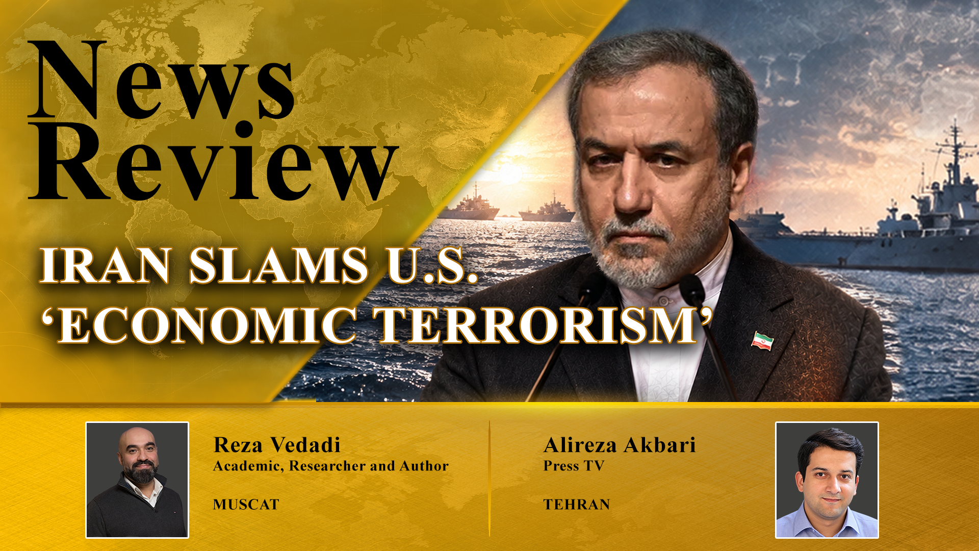 News Review: Iran slams US ‘economic terrorism’