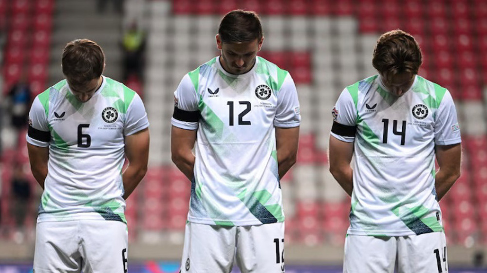 Support for Gaza wins the game as Ireland beats Israel wearing black armbands for genocide victims