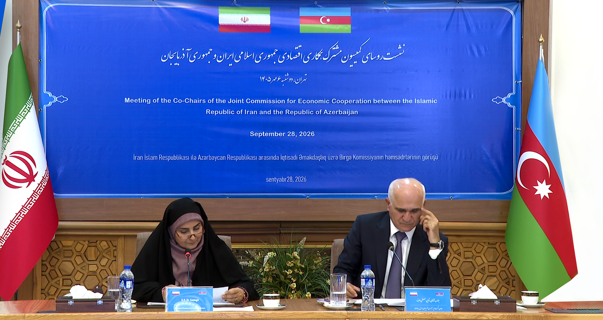 Iran, Azerbaijan push for expanded trade, transport links