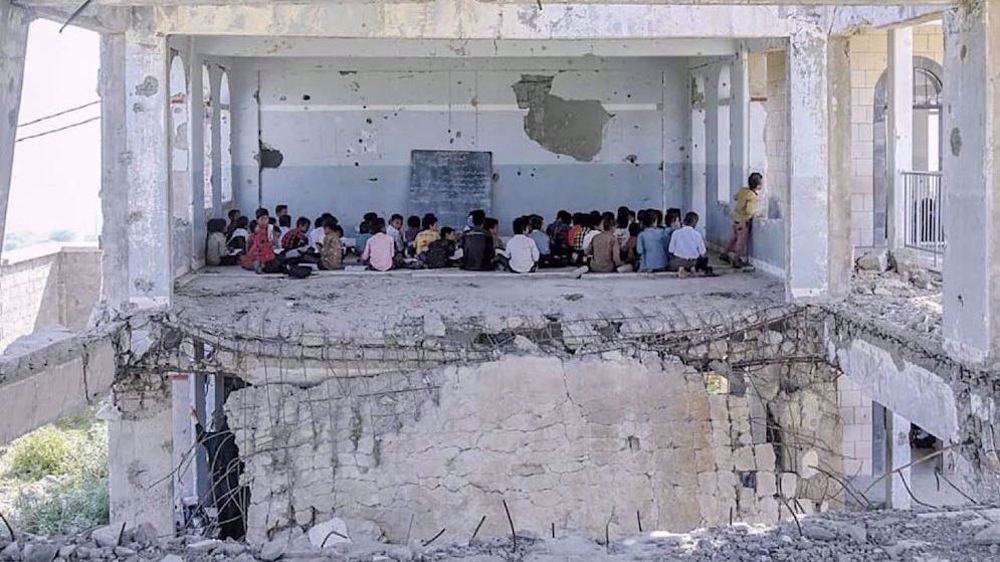 Saudi jets strike school, residential villages in Yemen
